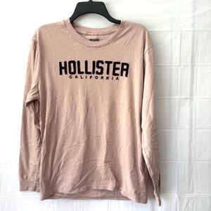 Hollister California Blush Pink Soft Wash Relax Fit T-Shirt SZ S Worn 1X